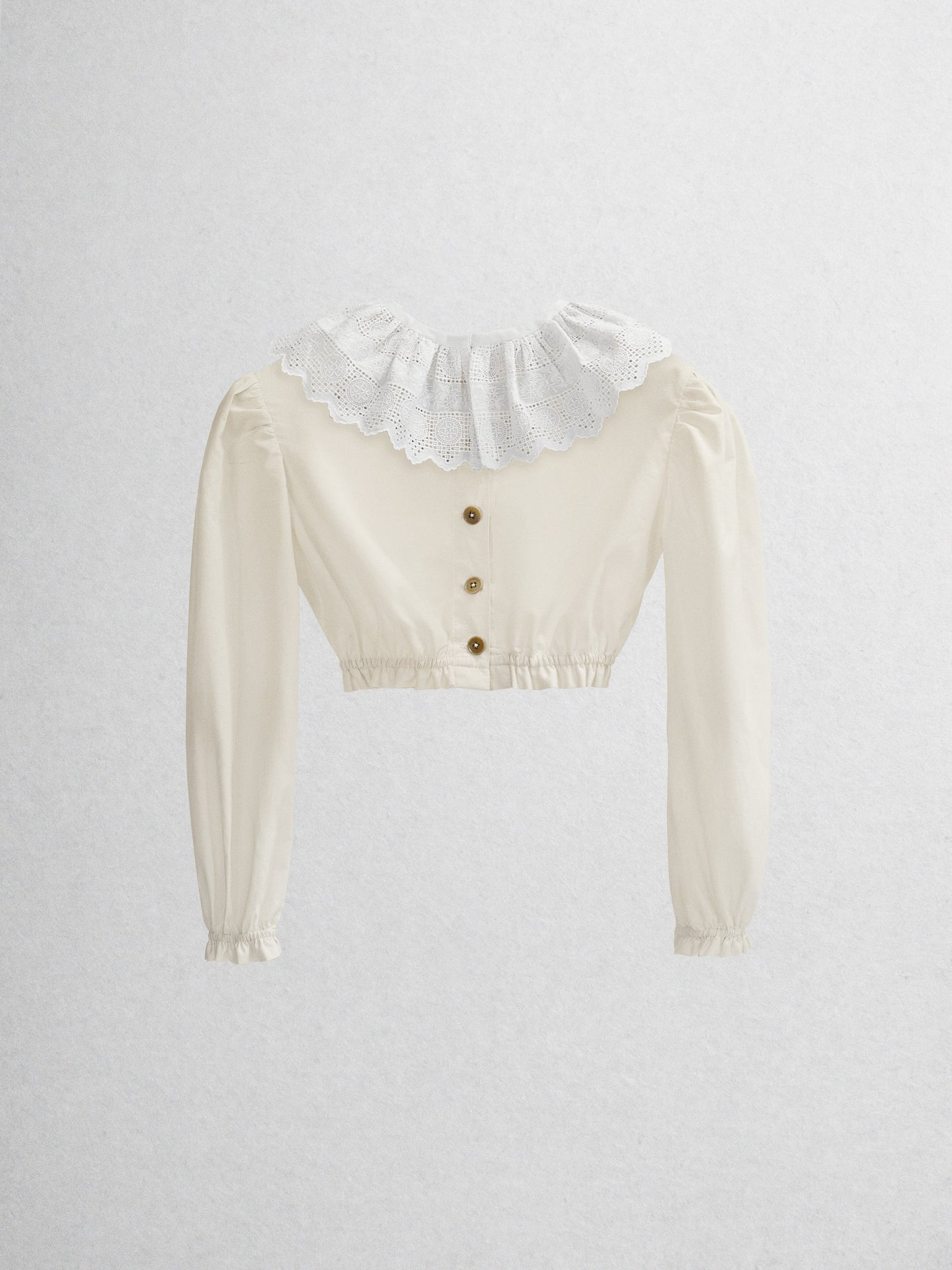 The Ginger Top - White Poplin Tops Five of us 