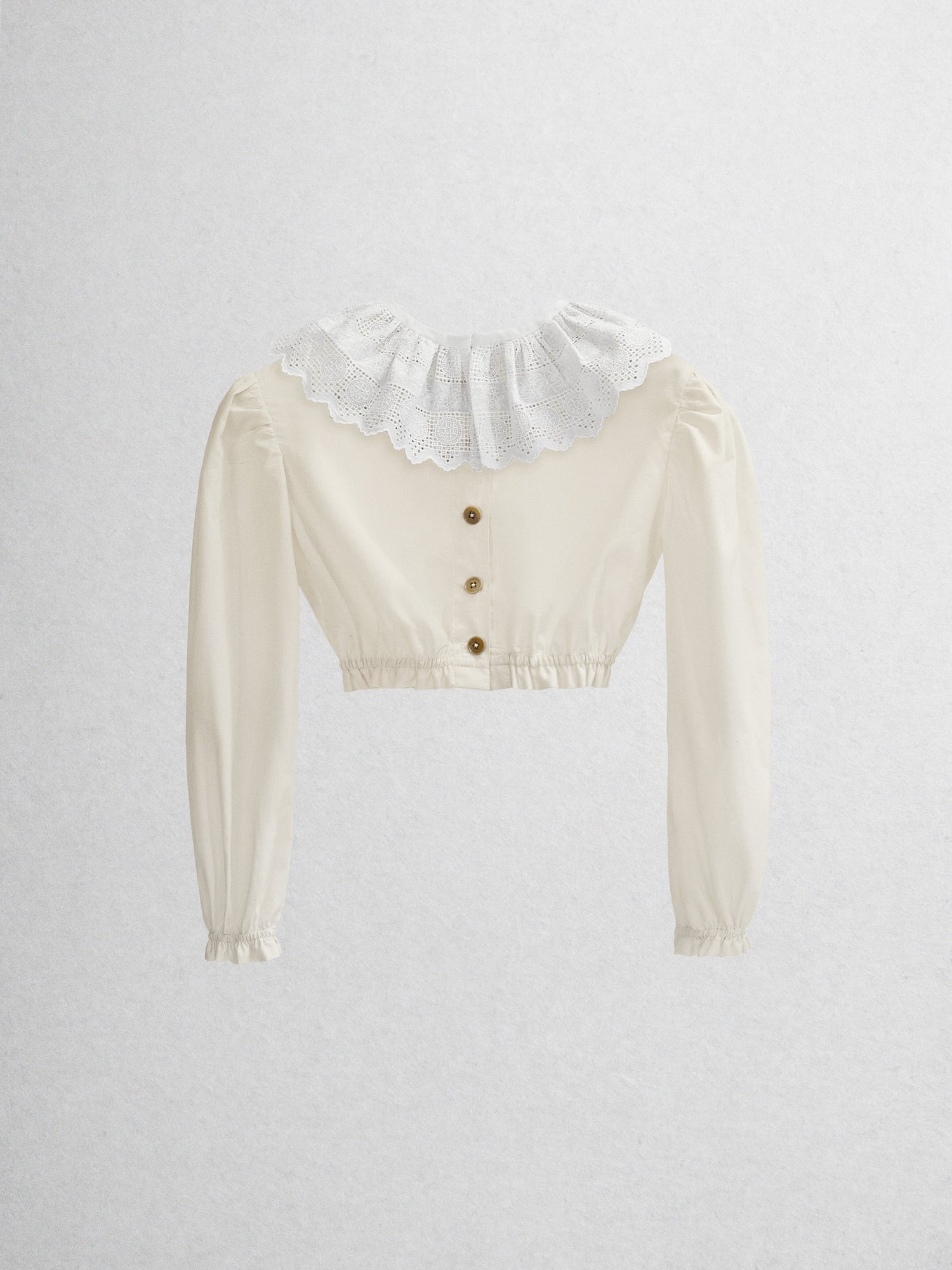 The Ginger Top - White Poplin Tops Five of us 
