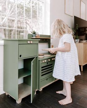 Plywood Play Fridge - Multiple colors Kids Room Furniture Midmini 