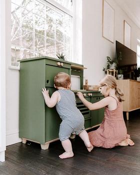 Plywood Play Fridge - Multiple colors Kids Room Furniture Midmini 