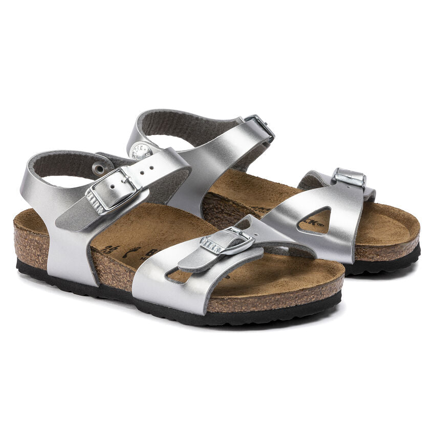 Rio Electric Metallic Silver Sandals Neo Family 