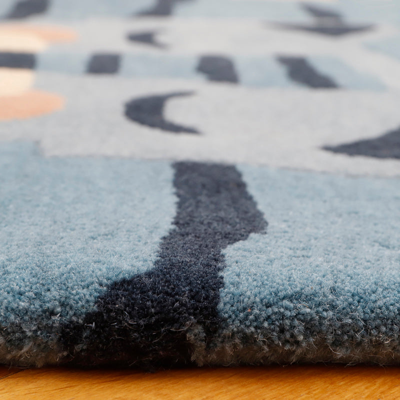 Blue Tiger Child Carpet