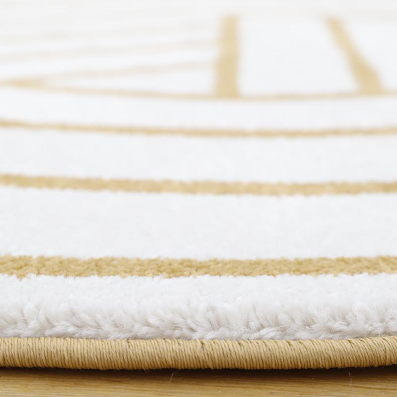 Luisa M Geometric round carpet