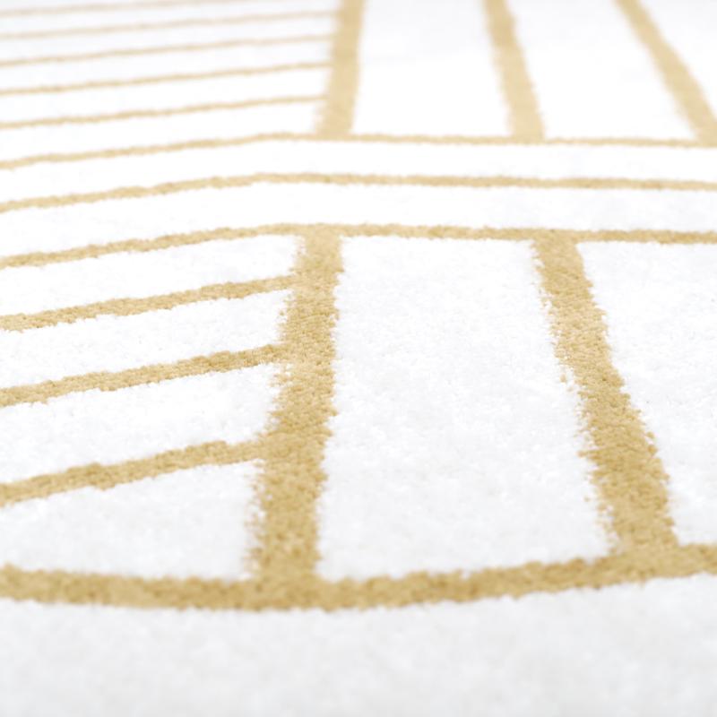 Luisa M Geometric round carpet