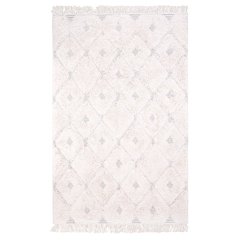 Bohemian white carpet