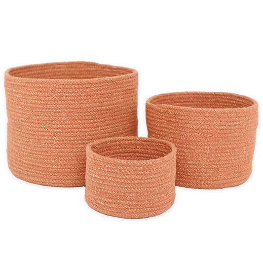 Ilse amber set of 3 storage baskets