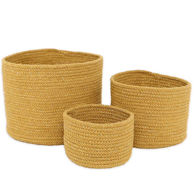 Ilse honey set of 3 storage baskets