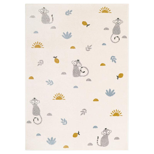 Little Wild Monkey Honey L Children's Carpet