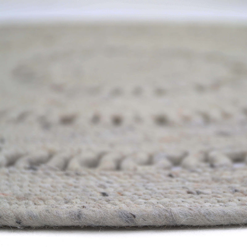 Bibek gray m carpet cozy wool openwork