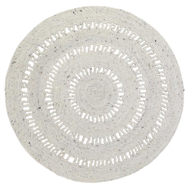 Natural bibek woollen carpet