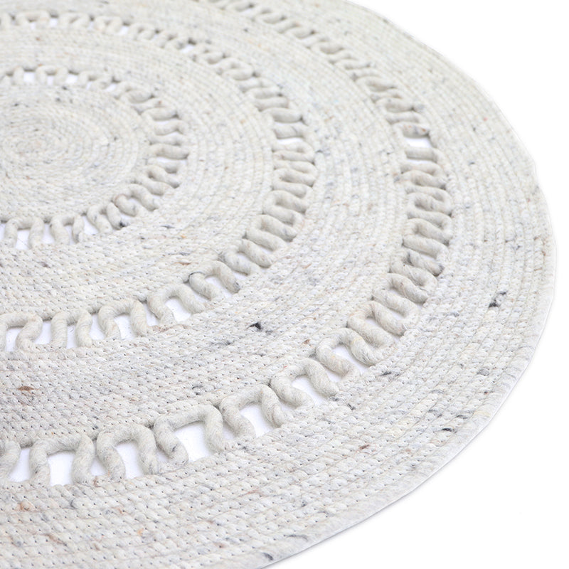 Natural bibek wool carpet