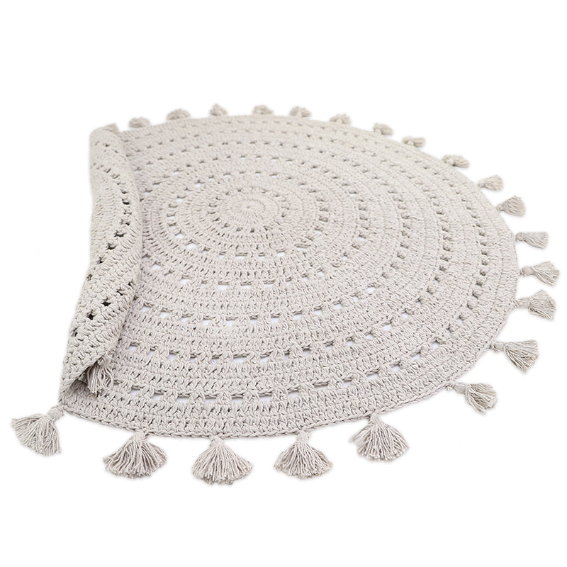 Nila gray pearl child carpet