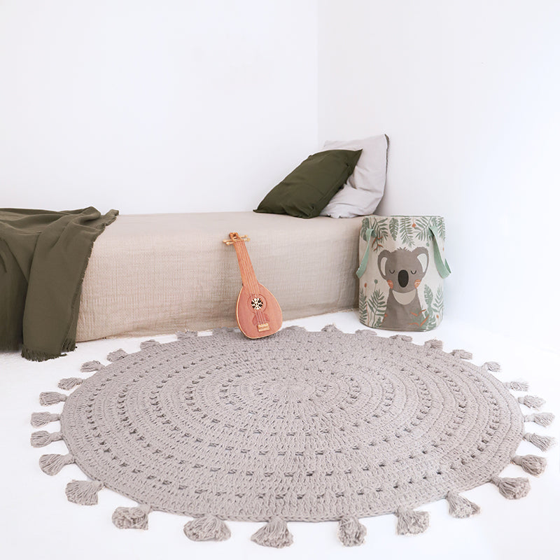 Nila gray pearl child carpet