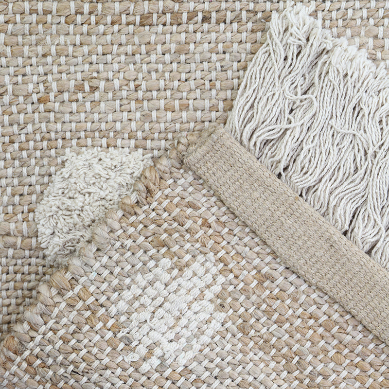 Natural Jute & Cotton carpet