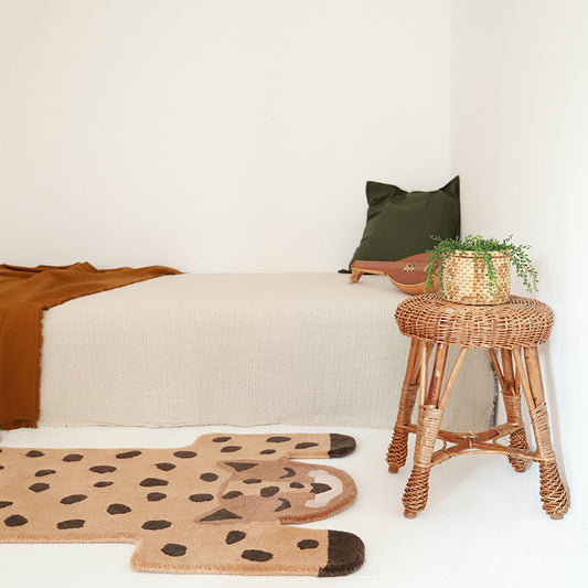 Kumako Leopard Child Carpet