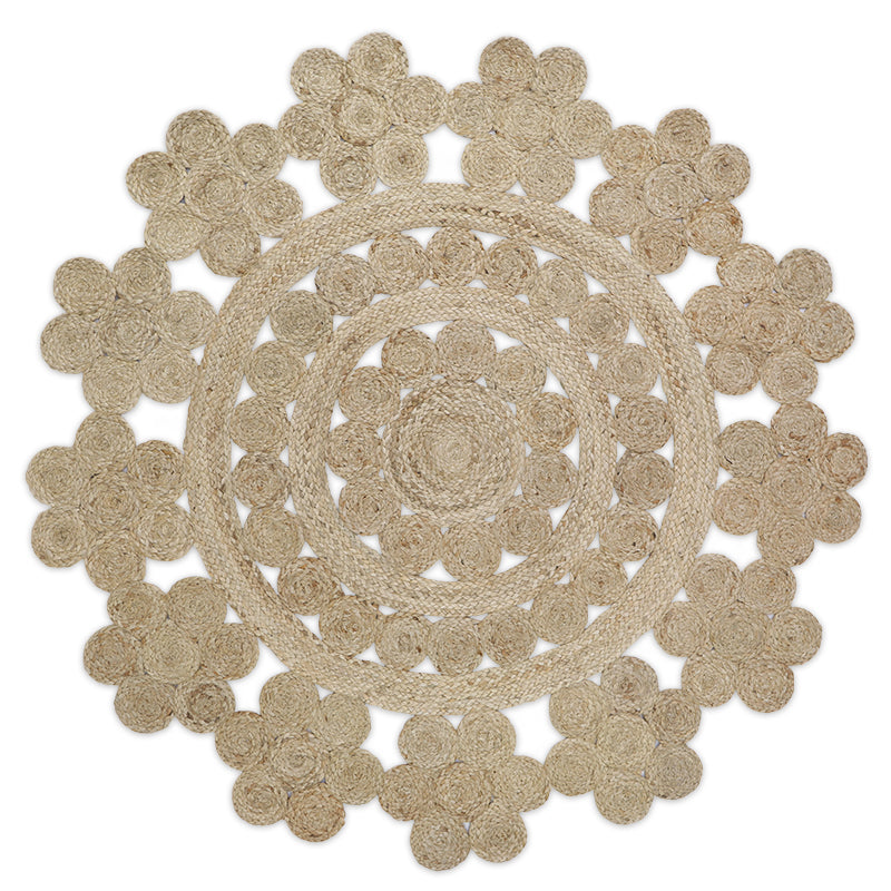 Moora round jute carpet