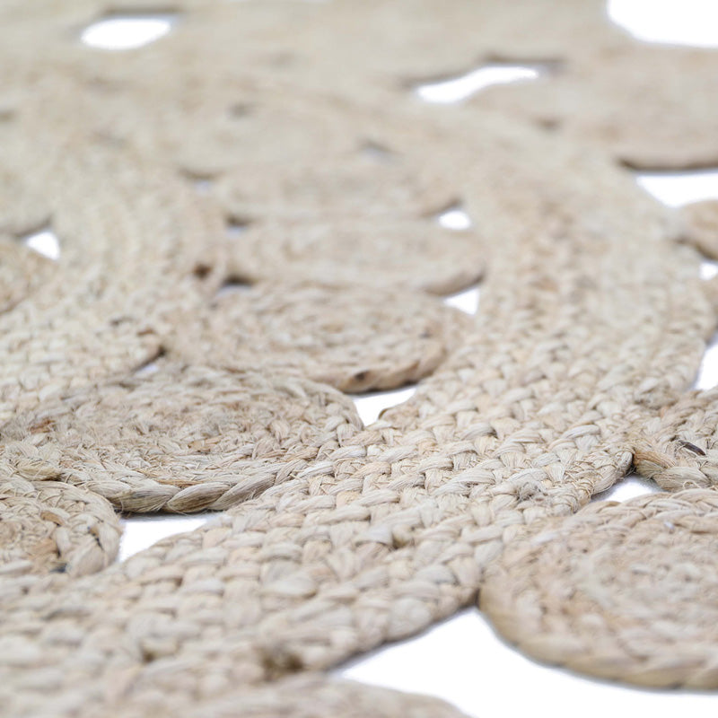 Moora round jute carpet