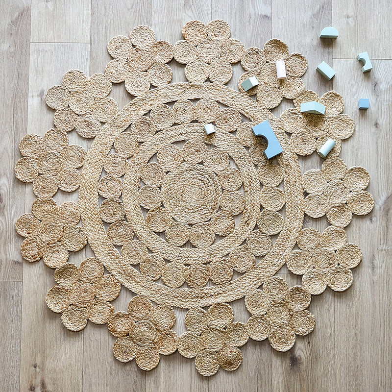 Moora round jute carpet