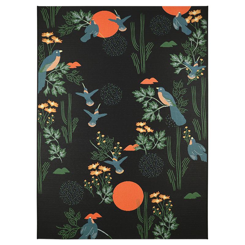 BLOOM floral print carpet