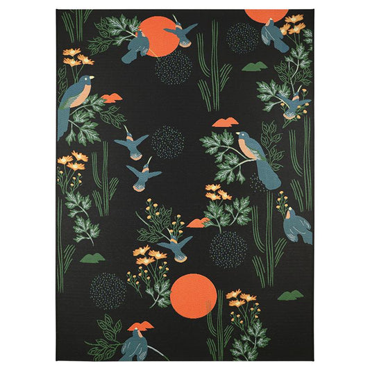 BLOOM floral print carpet
