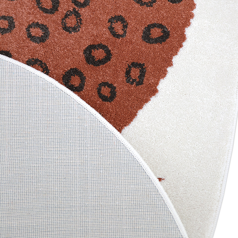 Kleo sienna child carpet with leopard