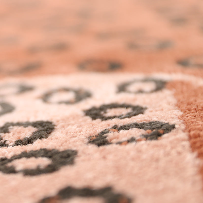 Kleo sienna child carpet with leopard