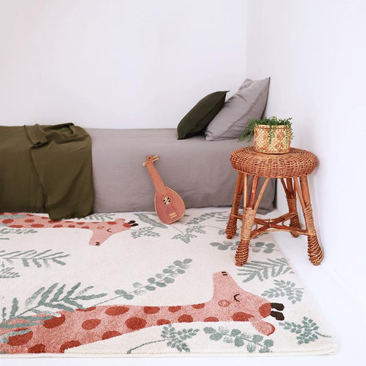 Nisu giraffe children's carpet