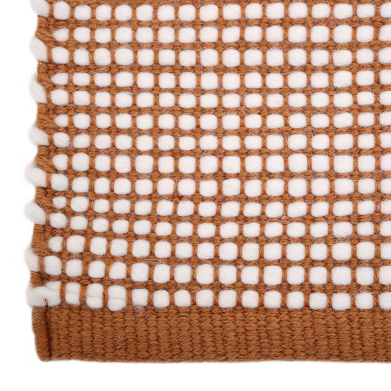 Bergen Caramel L Contemporary Wool Carpet