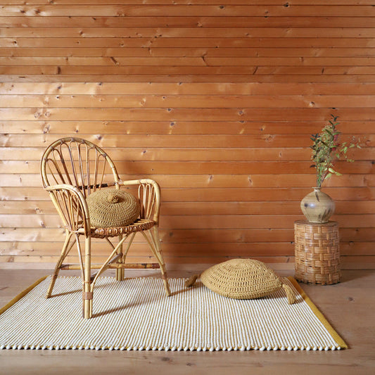 Bergen mango s Contemporary wool carpet