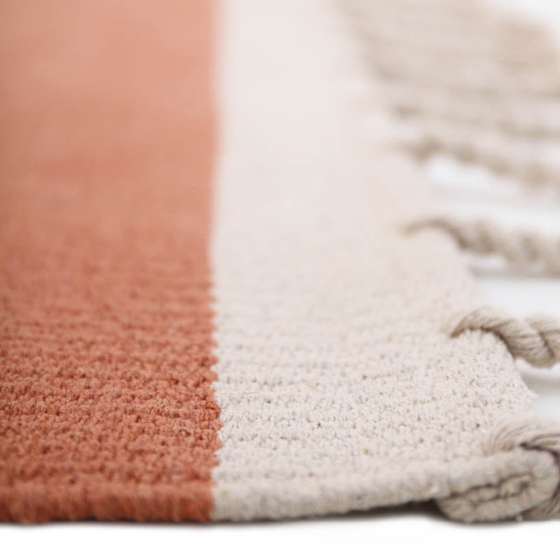 Lisboa Rose Contemporary cotton carpet