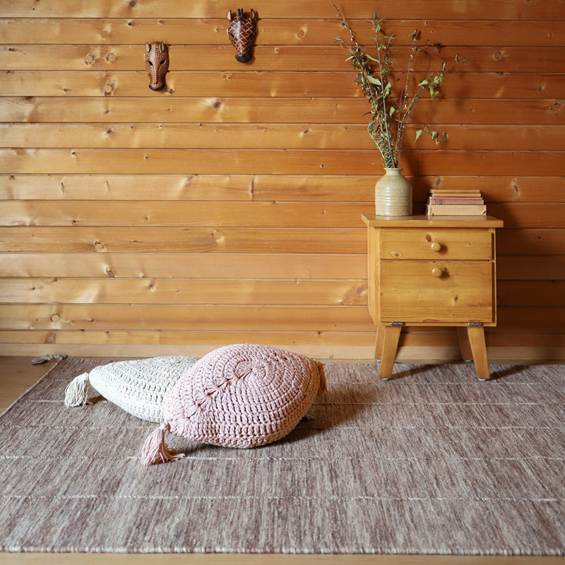 LHENA ROSE Contemporary wool carpet