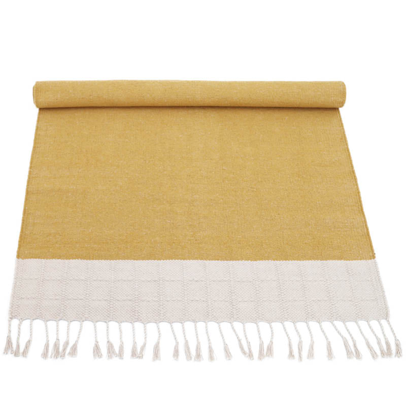 Lucia Mustard Contemporary Child Carpet