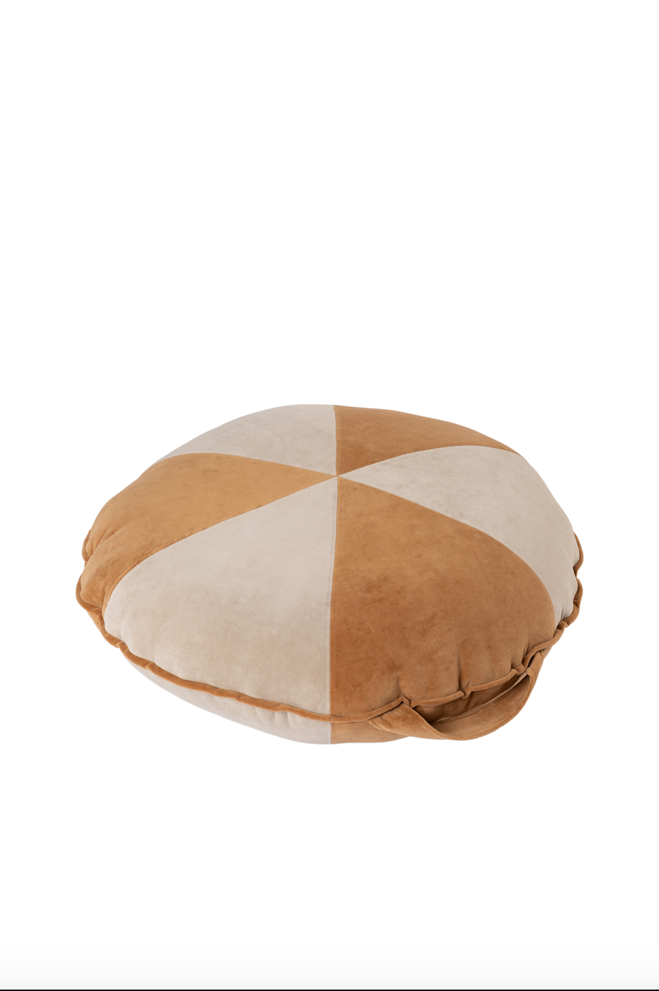 Caramel & Beige Beanbag