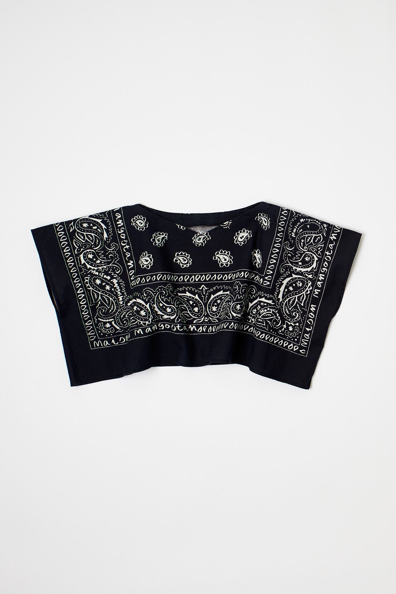 Bandana Top Black Tops Maison Mangostan 