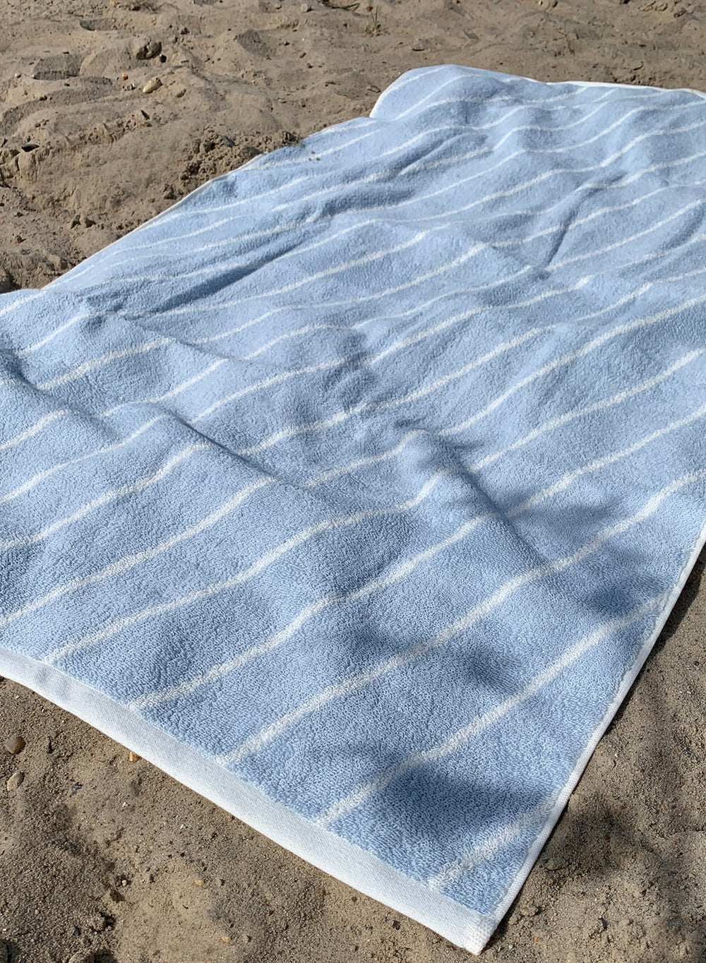 Raita Towel - 70x140 cm - Cloud / Ice Blue Towel OYOY 