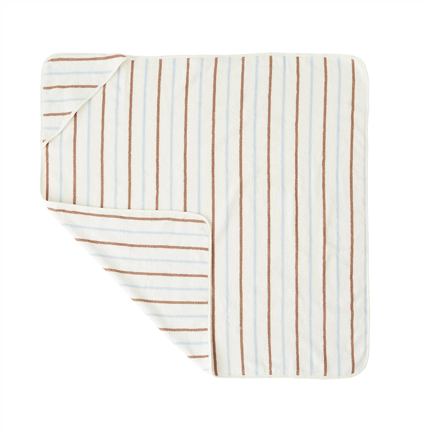 Raita Hooded Towel - Caramel / Ice Blue Towel OYOY 