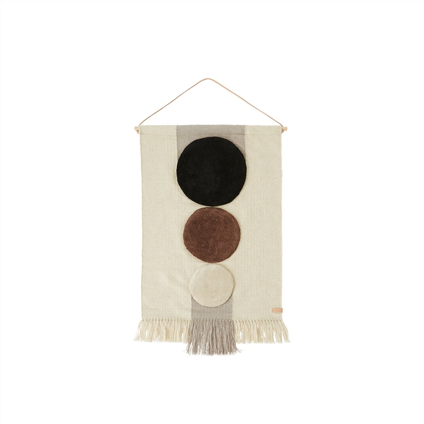Maru Wall Rug - Brown / Offwhite Wall decoration OYOY 