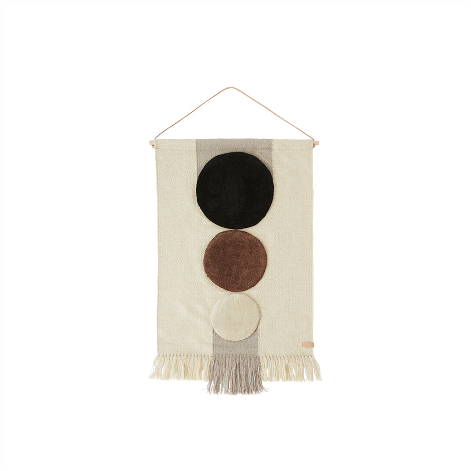 Maru Wall Rug - Brown / Offwhite Wall decoration OYOY 
