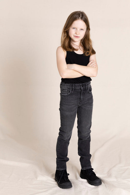 ICON Grey Denim - 5-Pocket Slim Fit Jeans | Women