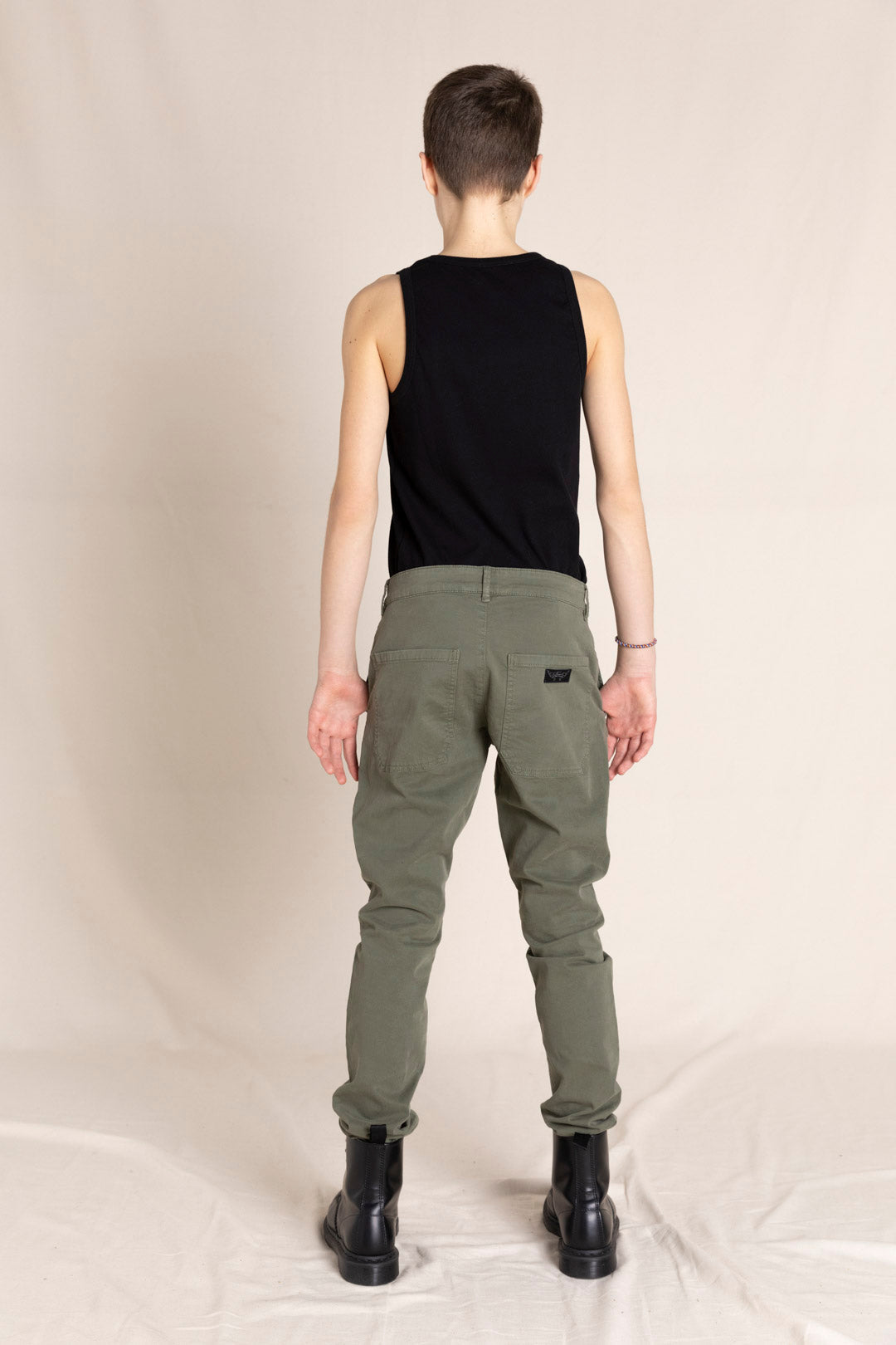 SKATER City Khaki - Elasticed Bottom Chino Fit Pants