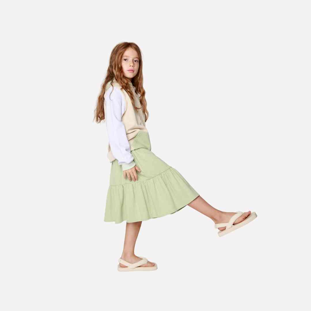 Volant Skirt: Reseda