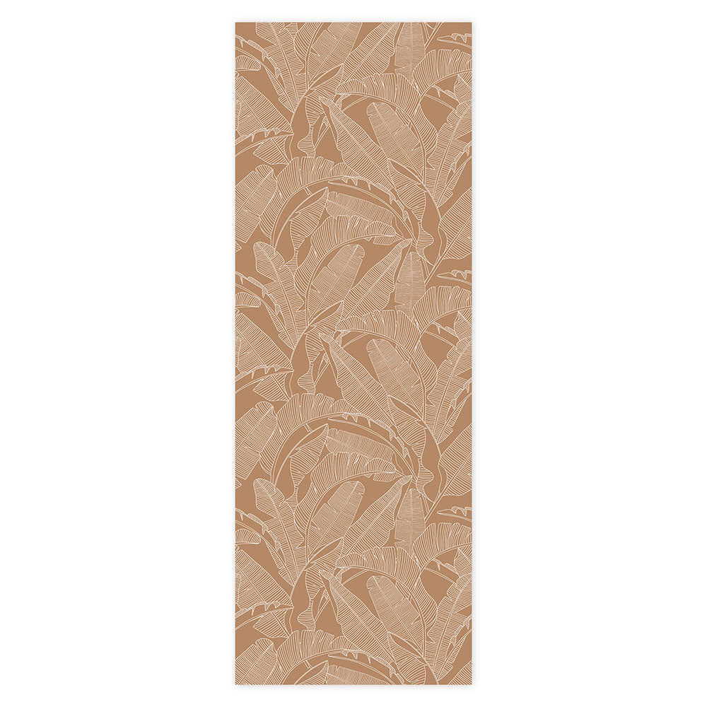CLASSIC big palm leaves cinnamon Wallpaper