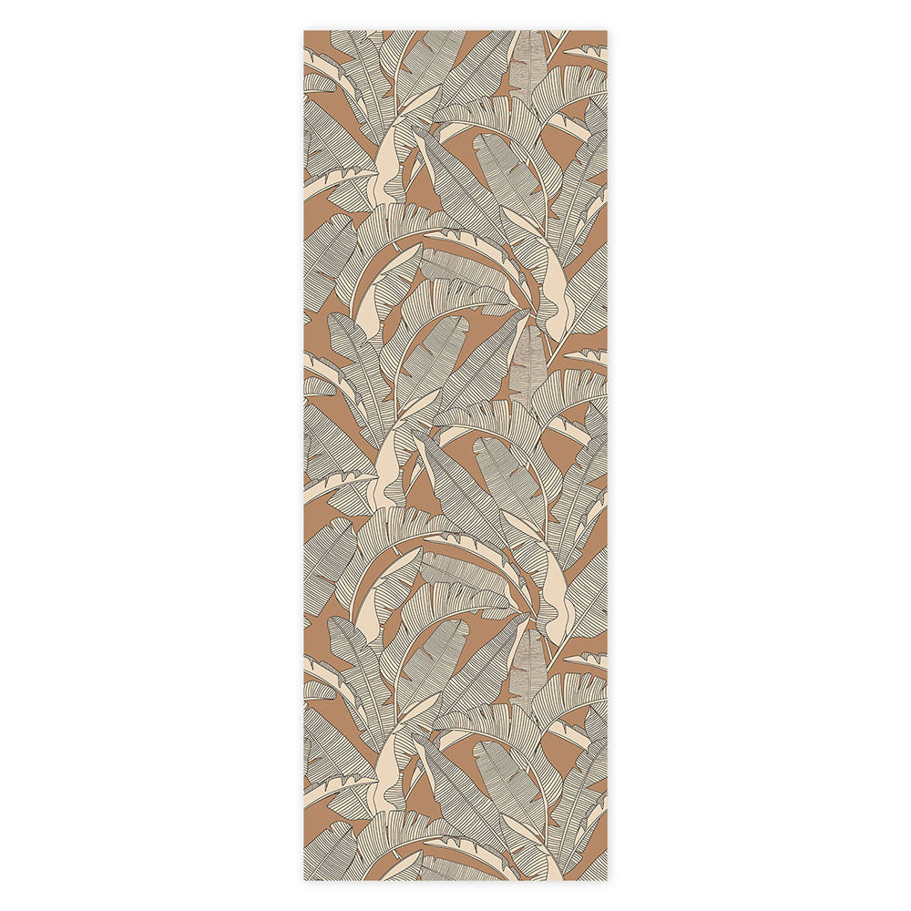 CLASSIC big palm leaves ivory cinnamon Wallpaper