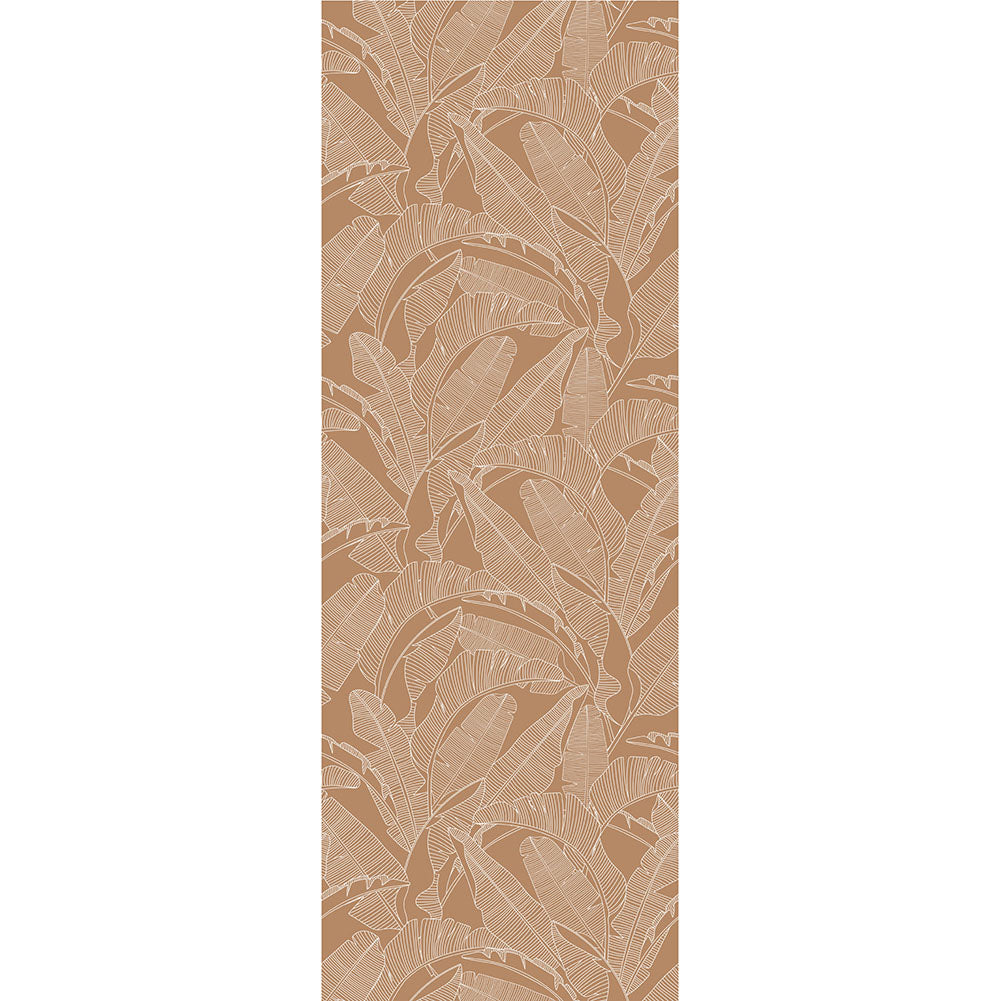 CLASSIC big palm leaves cinnamon Wallpaper