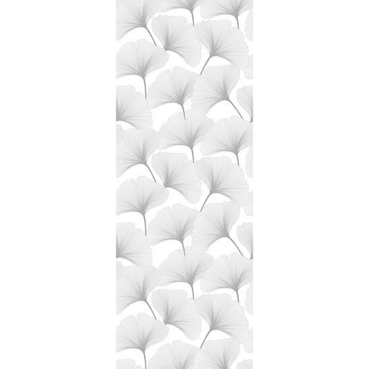 CLASSIC big gingko pattern white Wallpaper