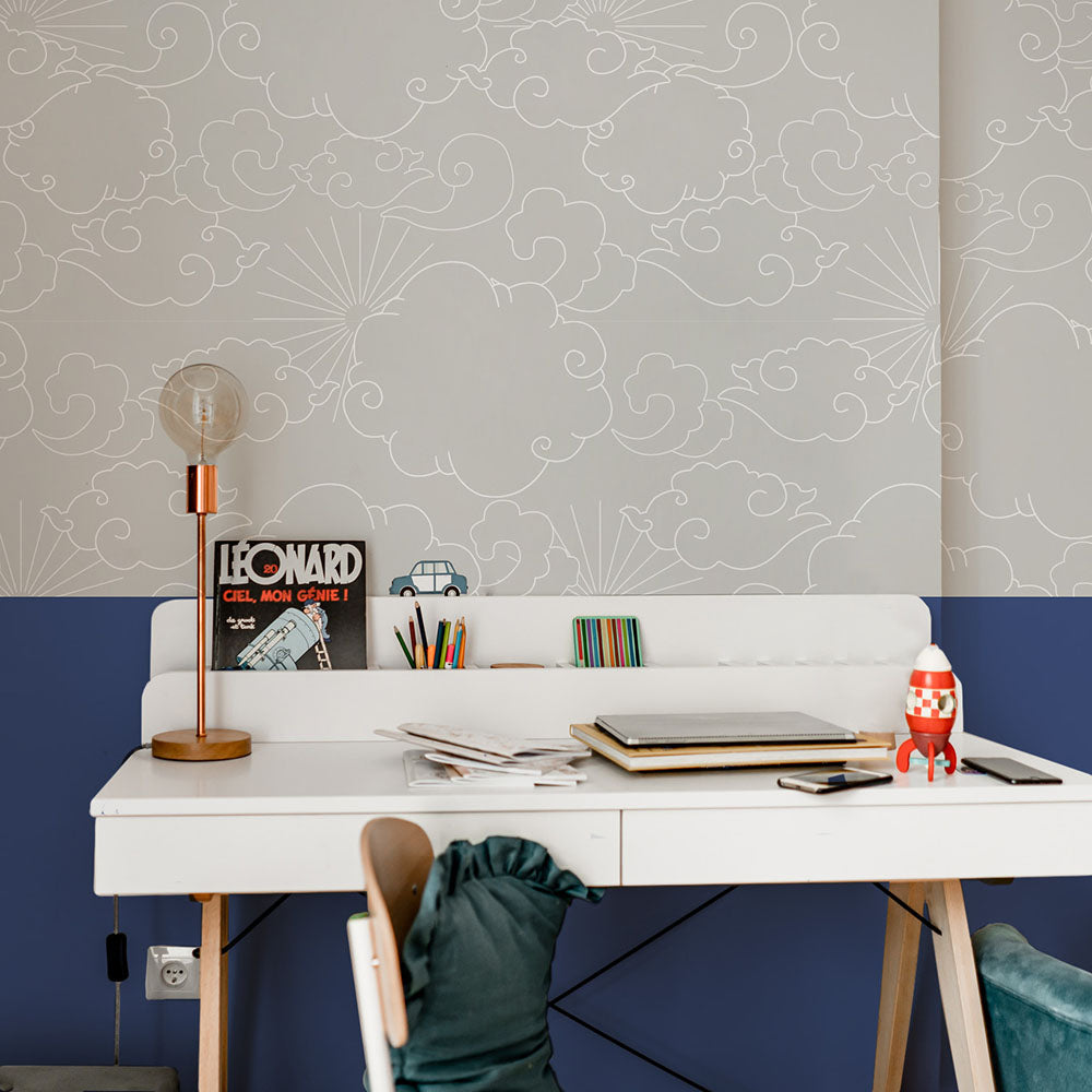 CLASSIC barocco clouds light Wallpaper