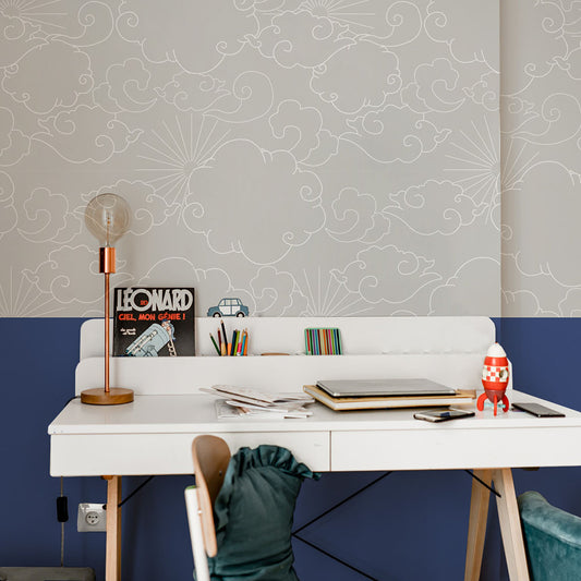 CLASSIC barocco clouds light Wallpaper
