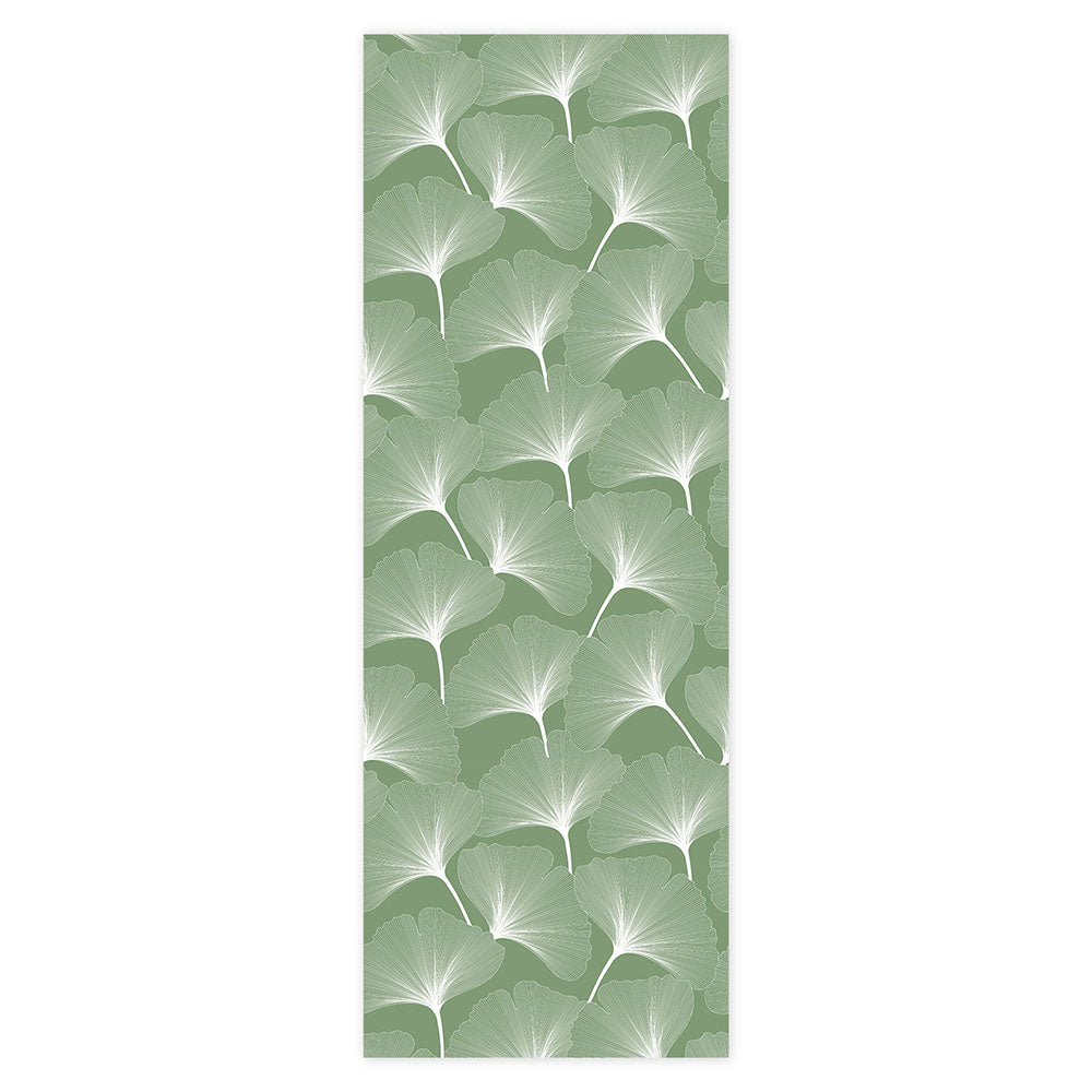CLASSIC big gingko pattern green Wallpaper