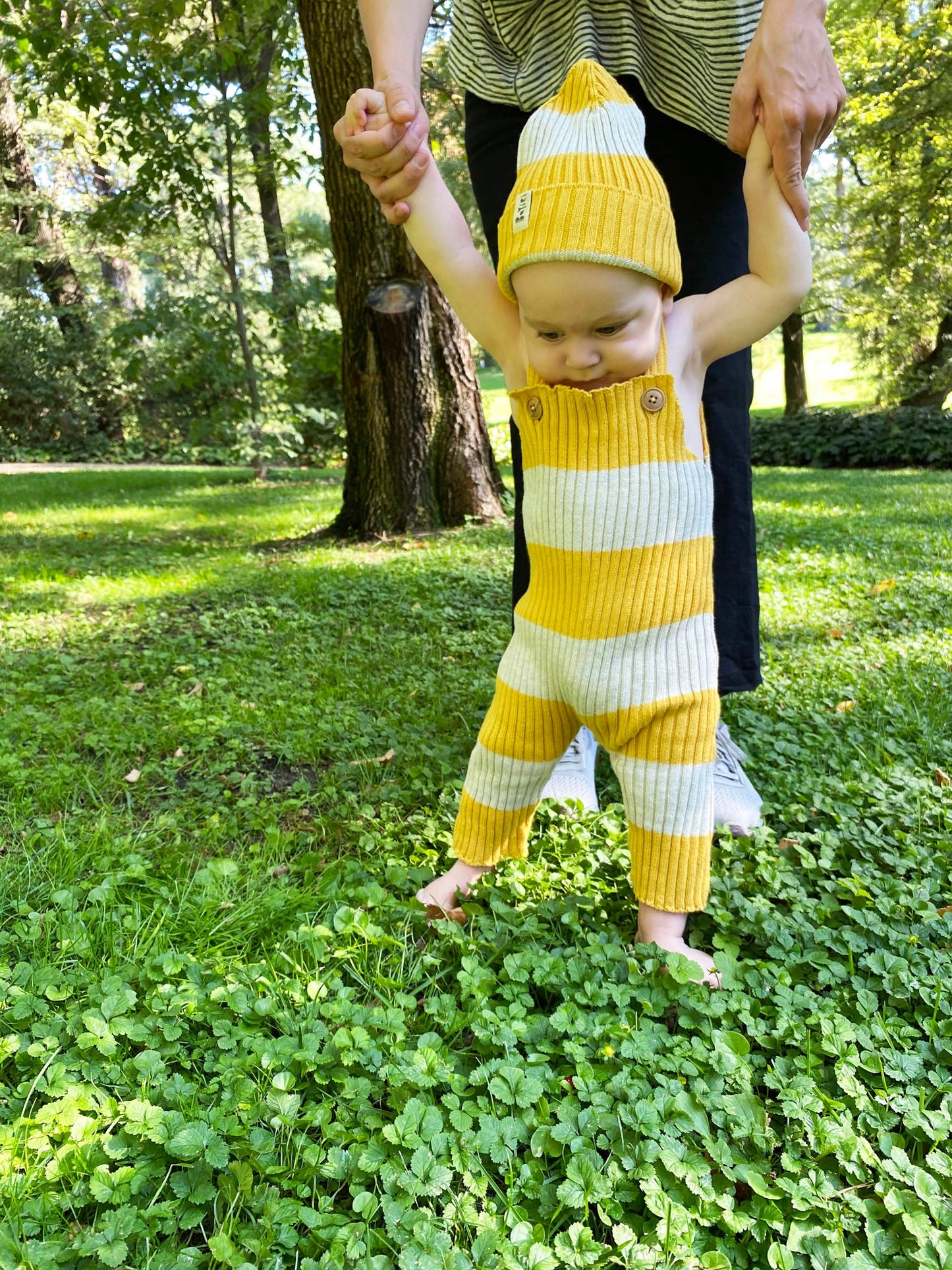 Retro Stripe Dungaree Baby Grows Bayíri 