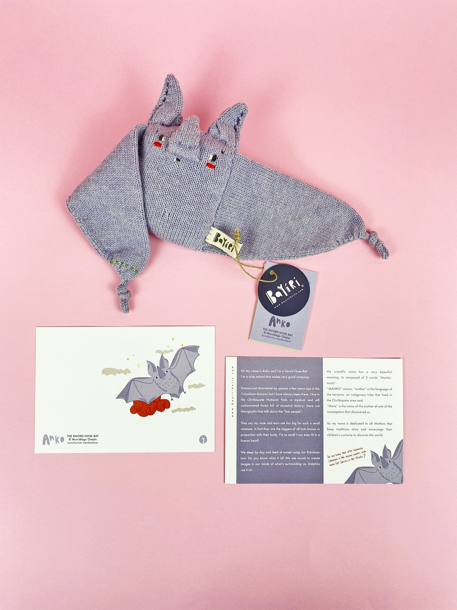 Anko The Sword Nose Bat Cuddly toys Bayíri 